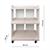 CARRELLO FRAME LARICE BIANCO
