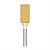FRESA METALLO PUNTA LISCIA ORO 6.5MM