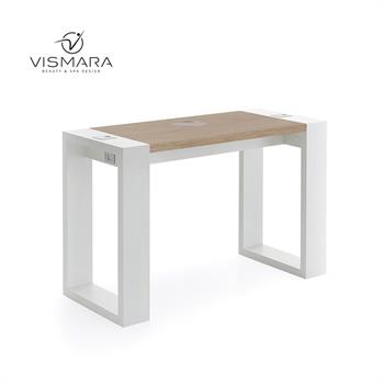 TAVOLO LIVING CON FORO ROVERE NATURALE V52