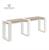 TAVOLO LIVING DOPPIO CON FORO ROVERE NATURALE V52