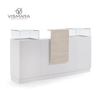 RECEPTION DESK LIGHT 2 NOCE BIANCO V22