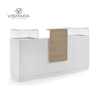 RECEPTION DESK LIGHT 2 ROVERE NATURALE V52