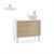 MOBILE CREO 900 H2O ROVERE NATURALE V52