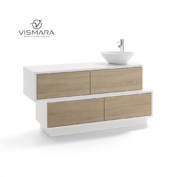 MOBILE SWING CON LAVABO ROVERE NATURALI V52