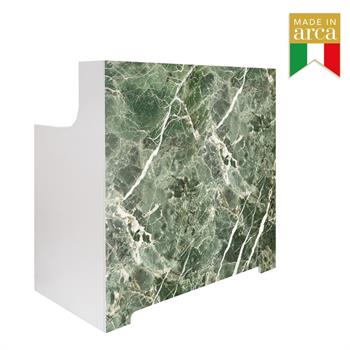 RECEPTION THEA FRONTALE EFFETTO MARMO VERDE