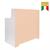 RECEPTION THEA FRONTALE MATERICO FINTA PELLE ROSA SOFT TOUCH
