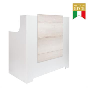 RECEPTION THEA FRONTALE FINITURA LARICE BIANCO