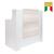 RECEPTION THEA FRONTALE FINITURA LARICE BIANCO CON CASSETTO